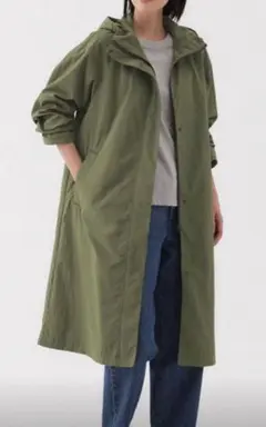 フード付きコート