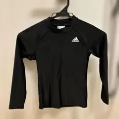 adidas ブラック ラッシュガード 140cm