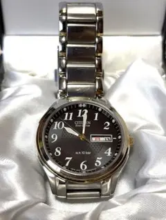 CITIZEN EXCEED エコドライブ 電波時計 チタン