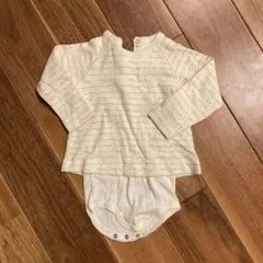 【Lime様専用】フラッグプリント　長袖コンビボディ　74センチ　9〜12M