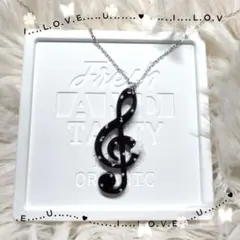 ウィッシュコア 音符ネックレス♡ピンクドット black 韓国 y2k 平成女児