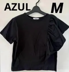 -AZUL -黒デザインTシャツ-M