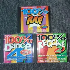 100% RAP HITS 100% DANCE 4 100% REGGAE 2