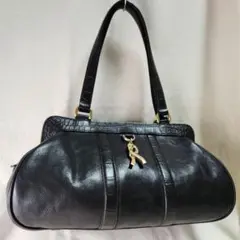 【美品】ロベルタディカメリーノ ジャーダ 本革ハンドバッグ ショルダー クロコ