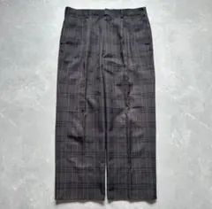 WACKOMARIA DORMEUIL クロップドウールスラックス L - メルカリ