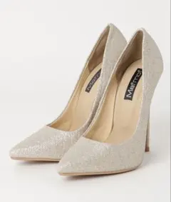 【新品未使用】ゴールド系　ハイヒール 24 パーティーパンプス　ヒール高12cm