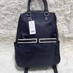 【未使用】tocco closet 配色リボン付きワーク&マザー２ＷＡＹリュック