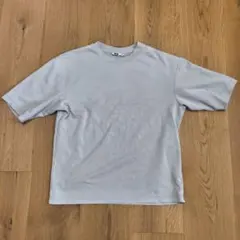 UNIQLO エアリズムコットンオーバーサイズT 5分袖 Mサイズ