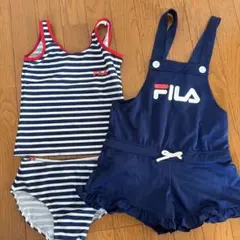 FILAフィラ 水着3点セット 女の子 女子 140