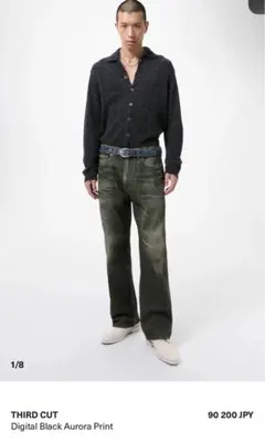 our legacy third cut aurora print denimのサムネイル