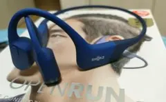 【美品】SHOKZ OPENRUN 骨伝導イヤホン S803 ブルーのサムネイル