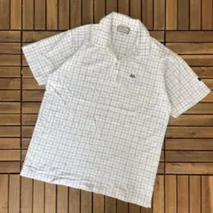 Thomas Burberry チェック 半袖 ポロシャツ ロゴ刺繍