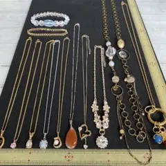 まとめ売りアクセサリーO91☆ネックレスなど12点オークション