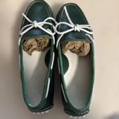 COLE HAAN C10666 M D12 ドライビングシューズ　グリーンのサムネイル