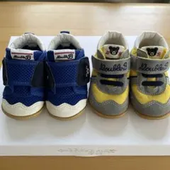 ミキハウスダブルB スニーカー&メッシュスニーカー　12センチ