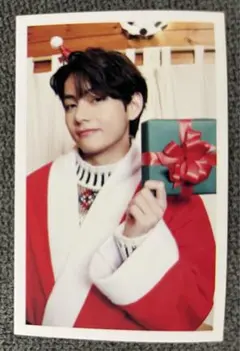 V テヒョン　テテ　BTS クリスマス　コスプレ　トレカ　カード　防弾少年団