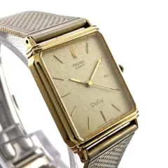 【美品/新品電池】 SEIKO Dolce 1Pダイヤ メンズ 腕時計 ゴールド 美品/新品電池】 SEIKO Dolce 1Pダイヤ メンズ 腕時計 ゴールド