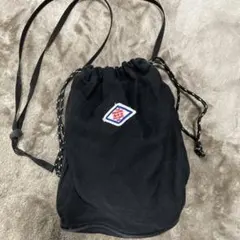 メッシュドローストリングショルダーバッグ