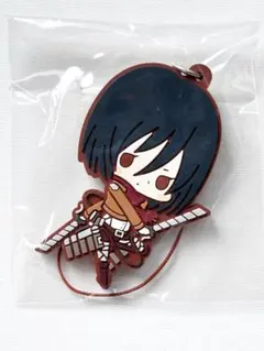 進撃の巨人 ミカサ ラバーストラップ - メルカリ