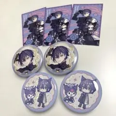 小柳ロウ にじさんじ サンリオ チェキ 缶バッジ Dytica