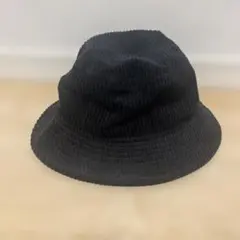 NEW ERA コーデュロイ バケットハット M/L ブラック