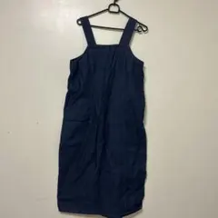 NUGU ジャンバースカート、デニム