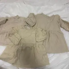 チュニックワンピース　３点セットサイズ違い