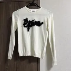 Epine パリロゴニット　アイボリー ÉPINE PARIS big knit | épine