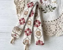 【インド刺繍リボン】ショルダーストラップ　75