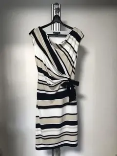 Lauren Ralph Lauren ストライプ ノースリーブドレス 6