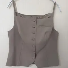 ZARA ビスチェ ベージュ Lサイズのサムネイル