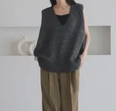 ラメスラブオーバーベスト　LOWRYS FARM