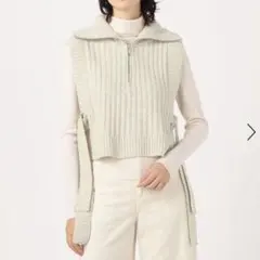 ❤️ ウールナイロン リブベスト ❤️