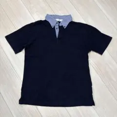 BEAMS Lights 半袖ポロシャツ ネイビー　M