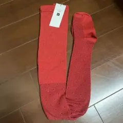 BeBe キッズタイツ レッド L