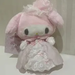 当時物 ハローキティ ドレス ティアラ ピンク レース ぬいぐるみ レア
