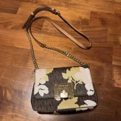 【極美品✨】MICHAEL KORSフラワーショルダーバッグ