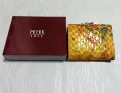 財布 二折り がま口 花柄「ペテキ」PETEK1855 未使用訳あり