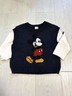 プティマイン ミッキーマウス ベスト　Tシャツ