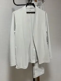 ユニクロ ストレッチダブルフェイス ジャケット ストレートパンツ　Mサイズ