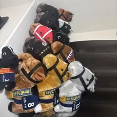 競走馬デザインぬいぐるみセット