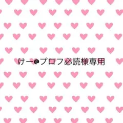 けー@プロフ必読