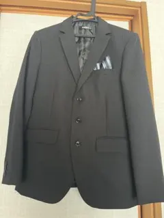 【値下げ交渉可】V.O.W.W. 黒 ストライプ スーツ　ストライプシャツ付き