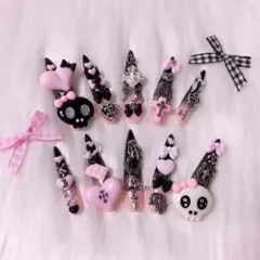 ♥現品♥ 地雷系 量産型 ネイルチップ