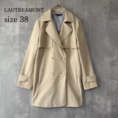 ロートレアモン ハーフトレンチコート ベージュ 38 M ダブル　ベージュ