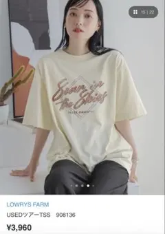 LOWRYS FARM 半袖Tシャツ 古着風