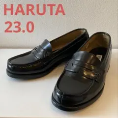 HARUTA ハルタ 黒 ブラック ローファー 23.0cm