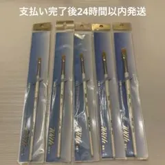 With Craft フラットブラシ 5本セット 引退まとめ売りトールペイント