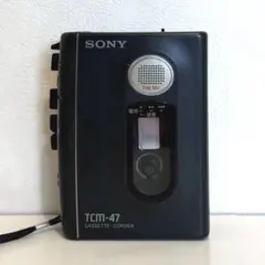 通電のみ SONY TCS-470 カセットレコーダー レトロ ジャンク - メルカリ
