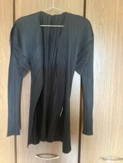 新品 未使用 PLEATS PLEASE 長袖 カーディガン ブラック - メルカリ